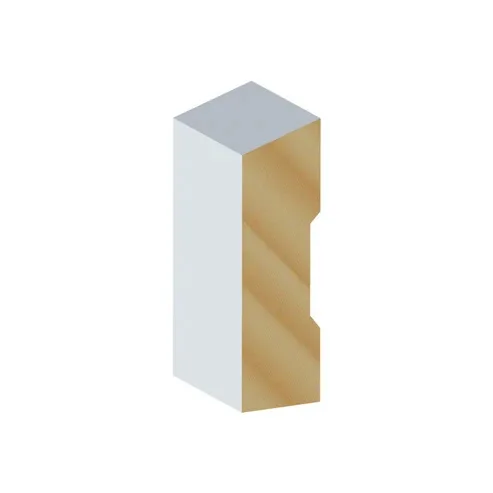 Bevel edge primed pine