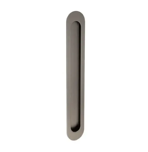 Duke flush pull in Graphite nickel