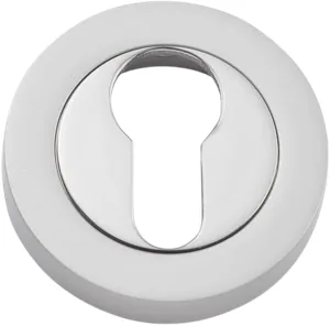 Euro Escutcheon in Chrome