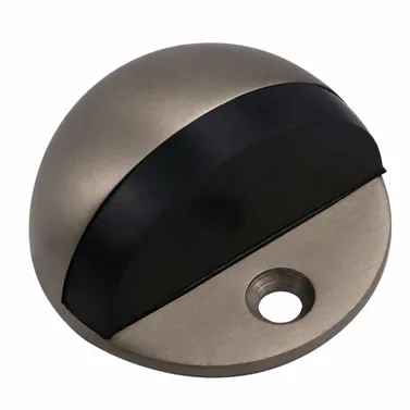 Half moon door stop in Graphite nickel