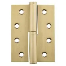 Lift off Hinge in Satin brass
