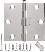 Loose butt hinge in Brushed nickel