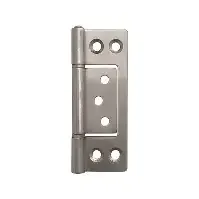 Non-mortice Hinge in Brushed nickel