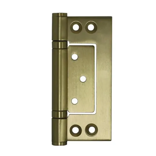 Non-mortice Hinge in Satin brass