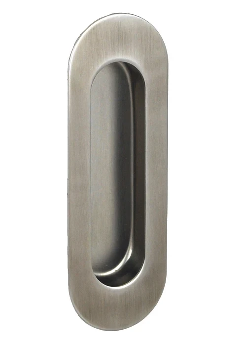 Oval flush pull