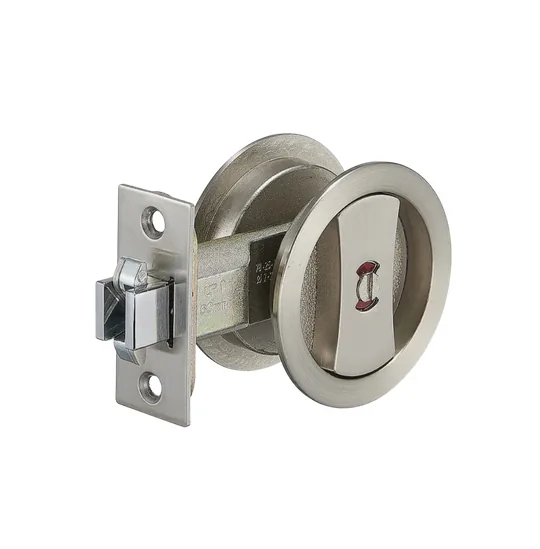 Round cavity slider in Brushed nickel