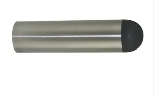 Round door stop in Brushed nickel