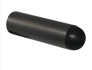Round door stop in Graphite nickel