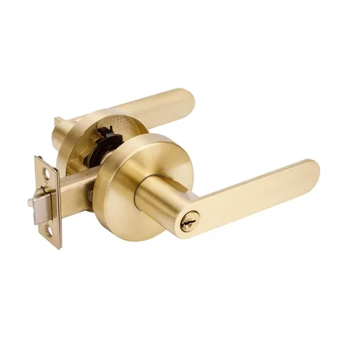 Sceptre entrance in Satin brass