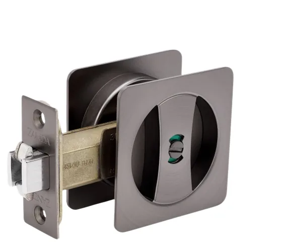 Square cavity slider in Graphite nickel