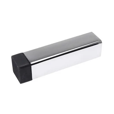 Square wall mount door stop in Chrome