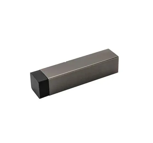Square wall mount door stop in Graphite nickel